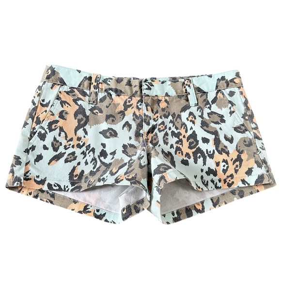 Hurley Leopard Print Shorts Youths Girls size 7 - Picture 9 of 16
